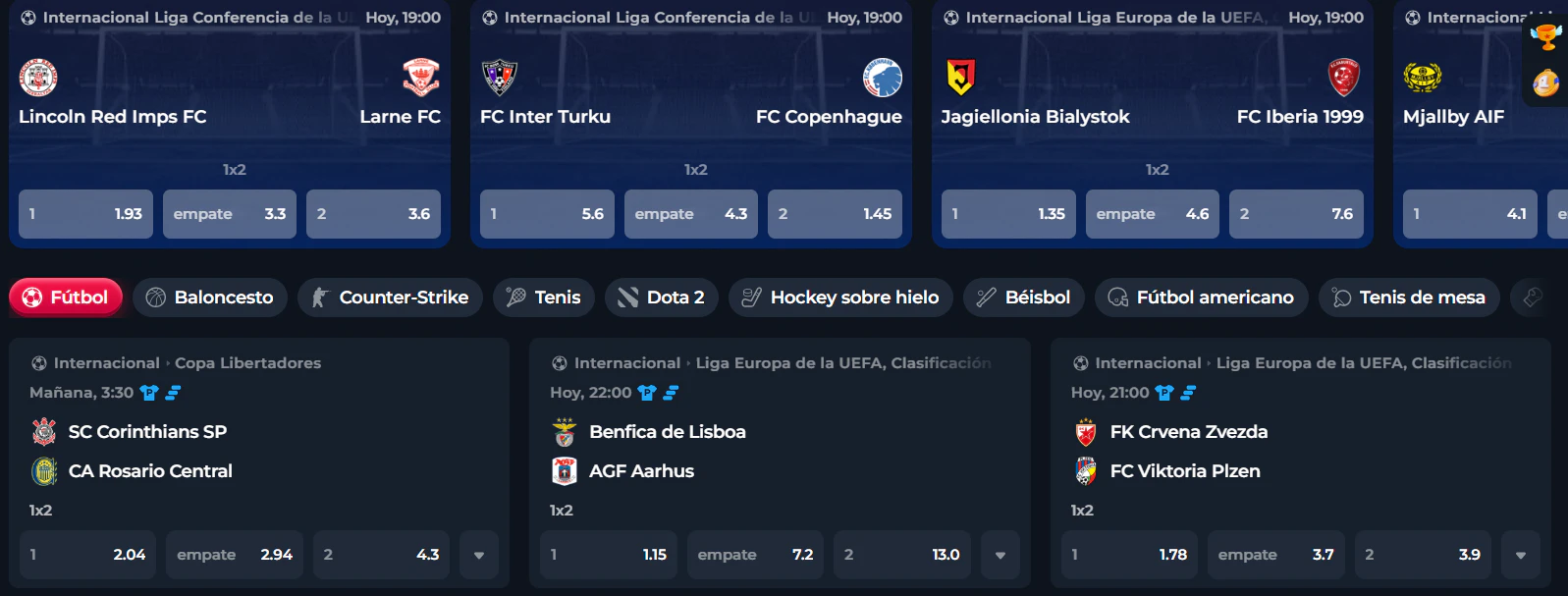 Apuestas deportivas